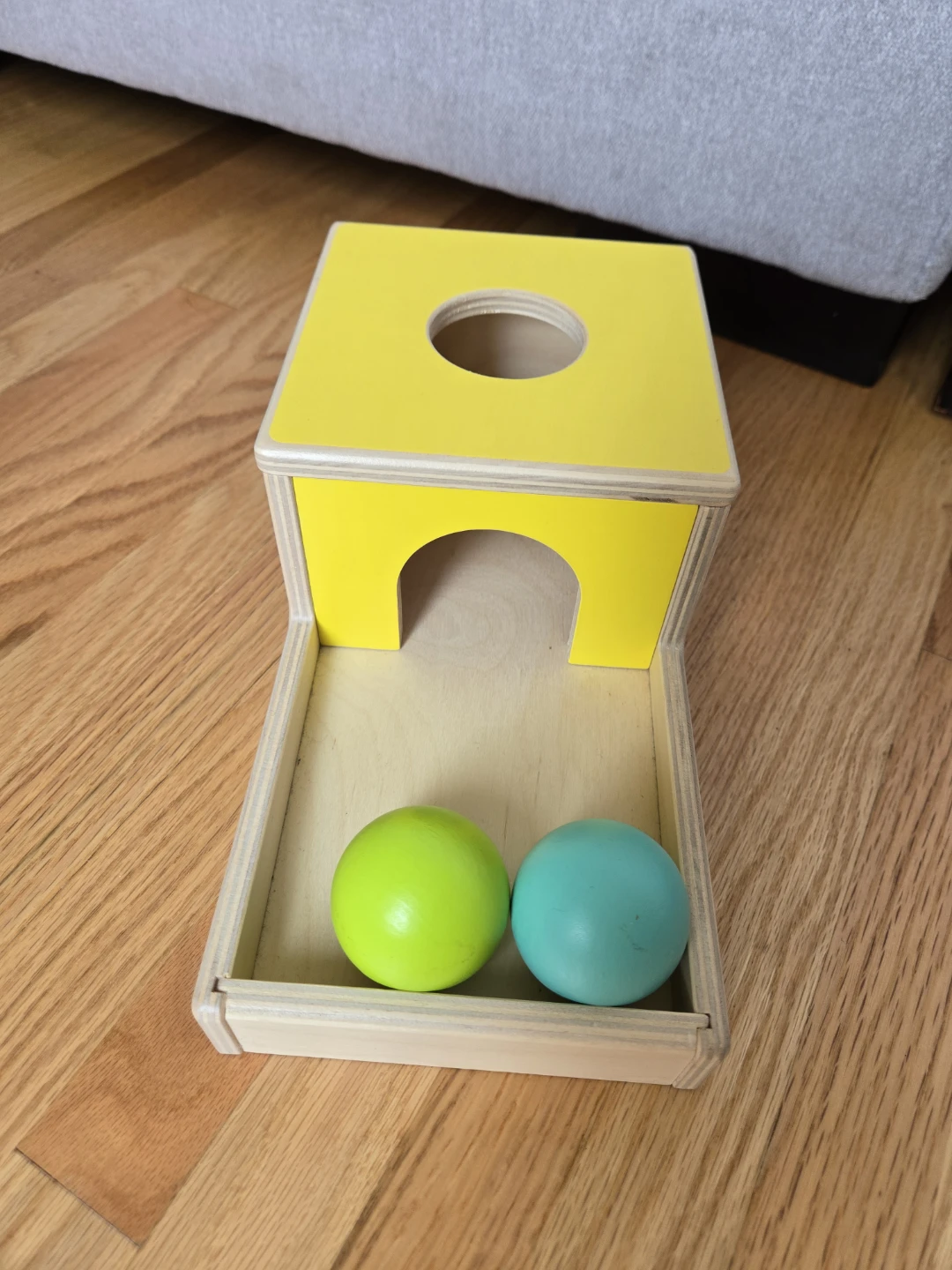 Lovevery Wood Ball Drop Box Ball Set Toy Montessori Play