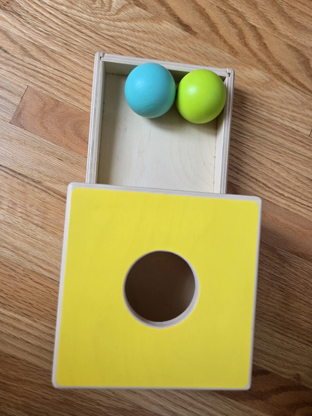 Lovevery Wood Ball Drop Box Ball Set Toy Montessori Play - photo 4