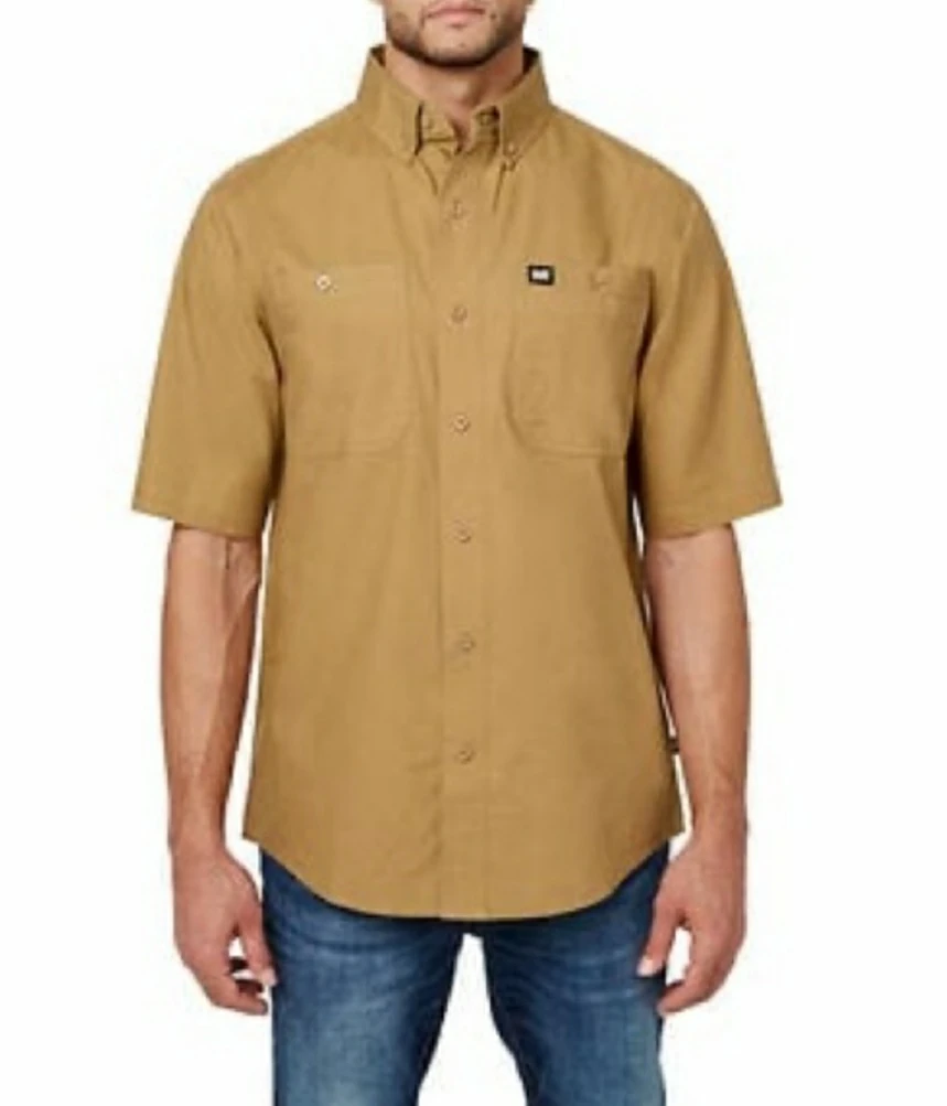 Brand new Mens Cat Khaki Shirt Size M Or L