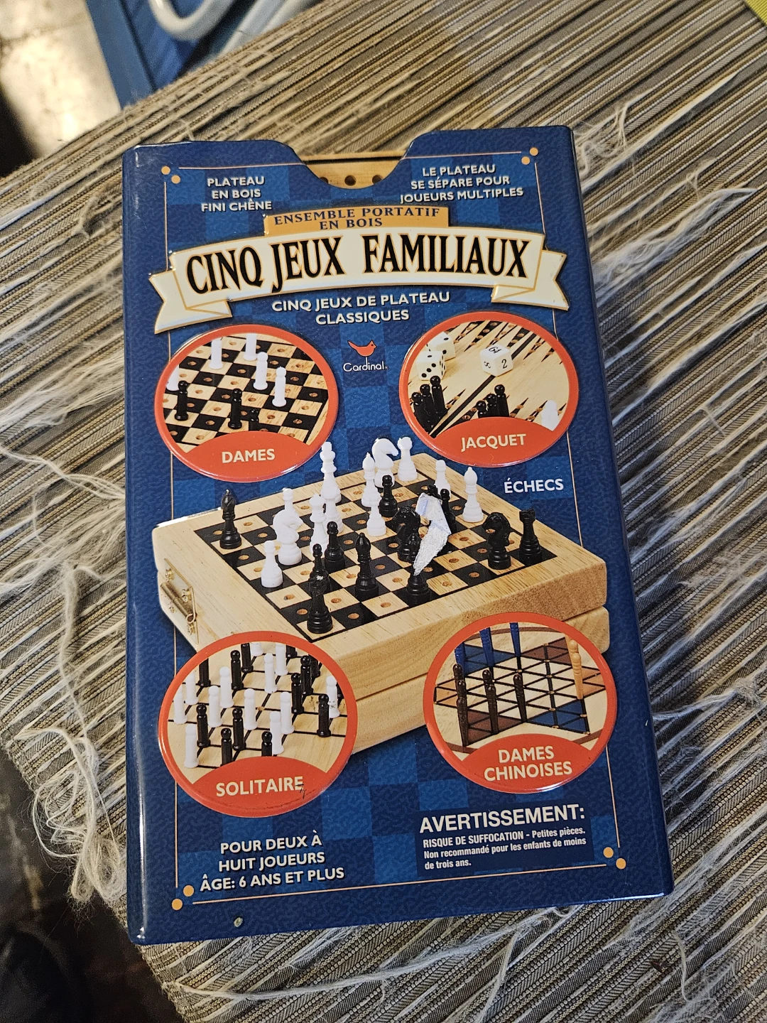 Cardinal Wood Travel Five Family Games - photo 2