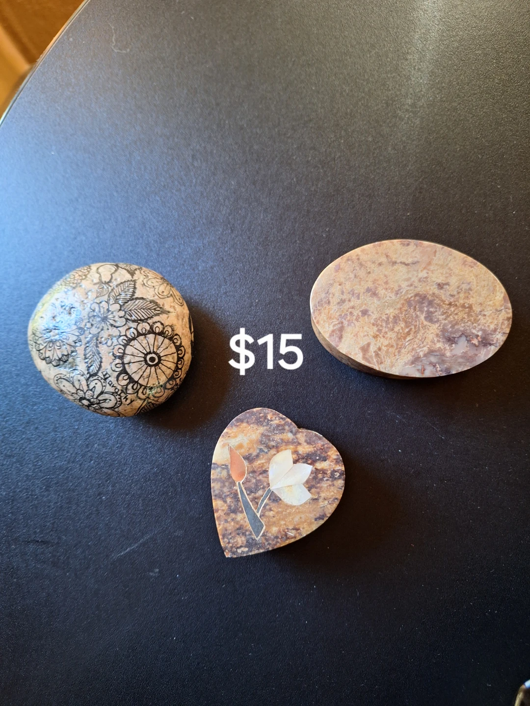 3 Stone Items