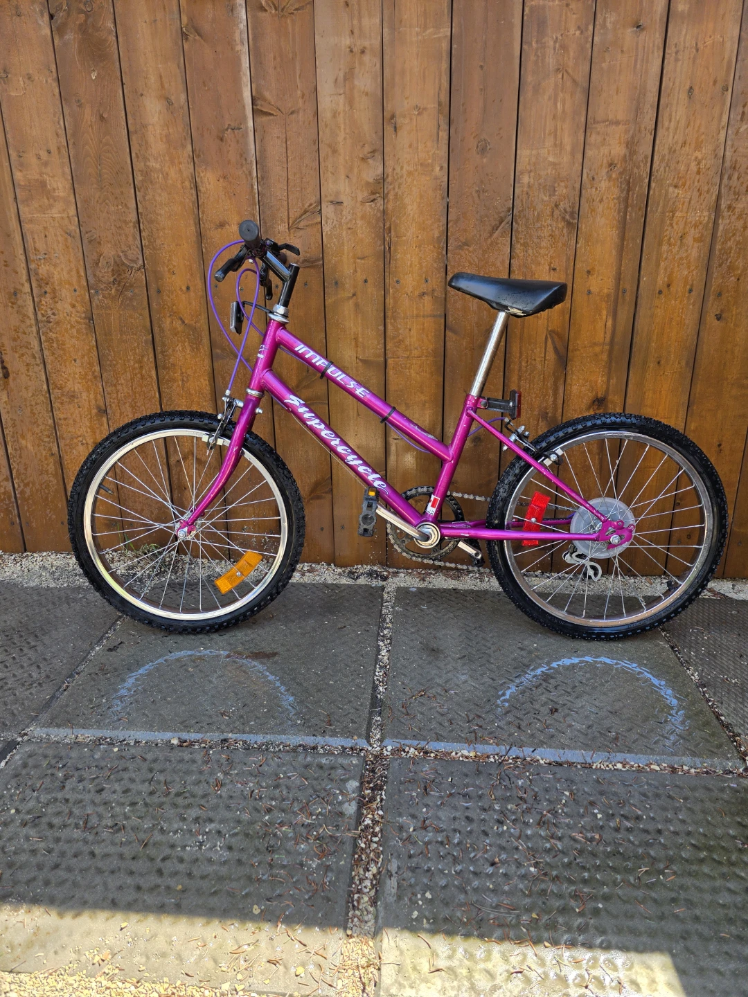Purple Supercycle Impulse Kids Bike