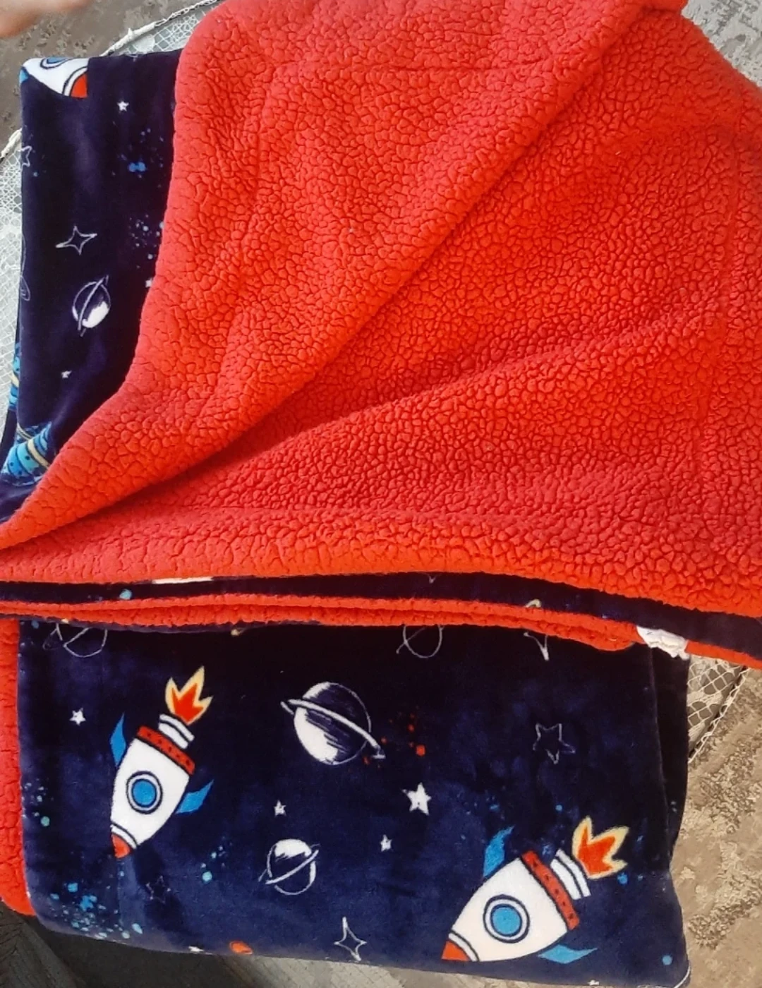 2 LIFE COMFORT Kids Space Rocket Blanket