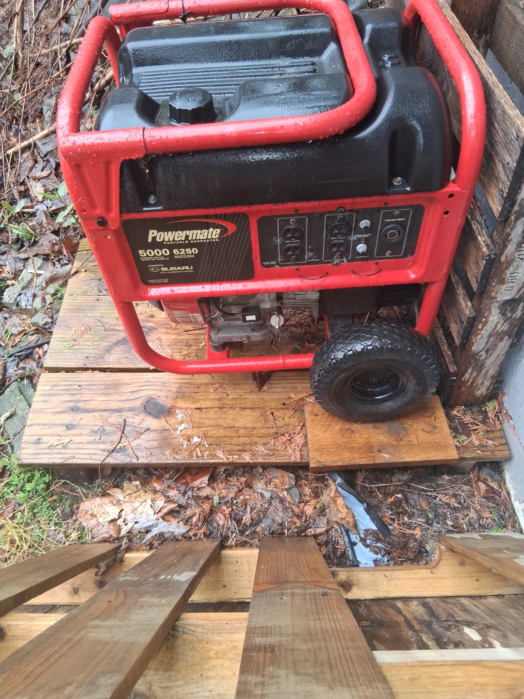 Powermate 6250/5000 watt generator