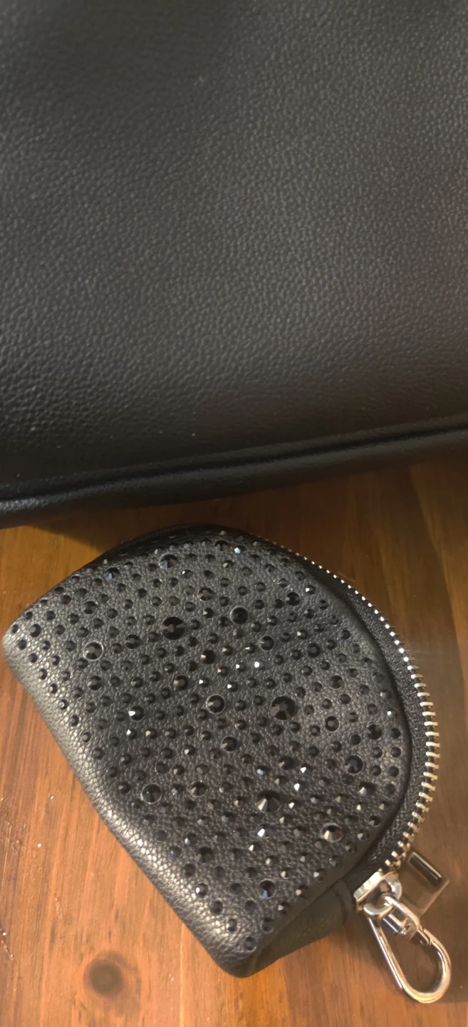 Madden NYC Black Faux Leather Backpack with Coin Purse - photo 3
