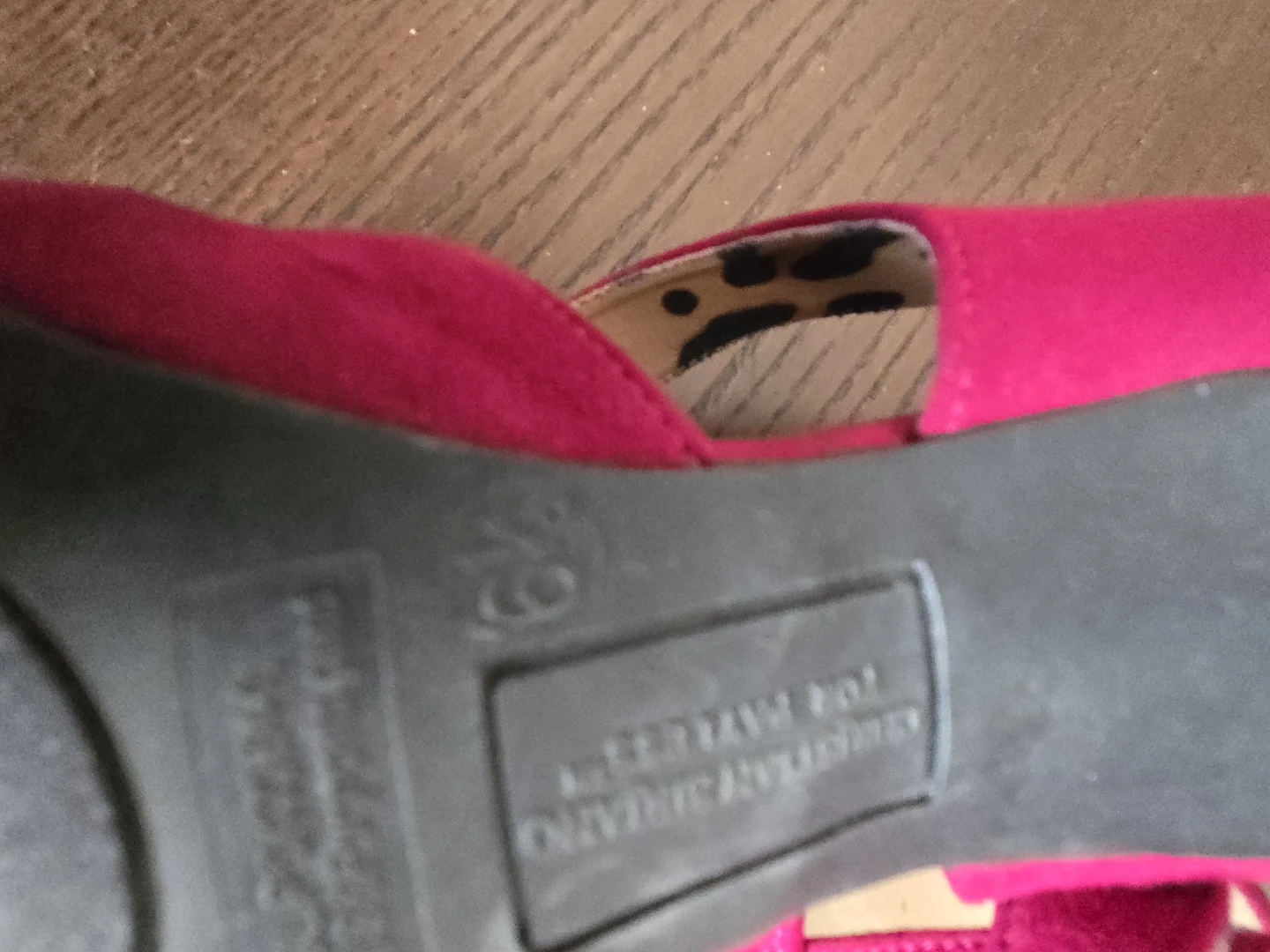 Women's Pink Suede Cross-Strap Peep-Toe Heels Size 8 - photo 3