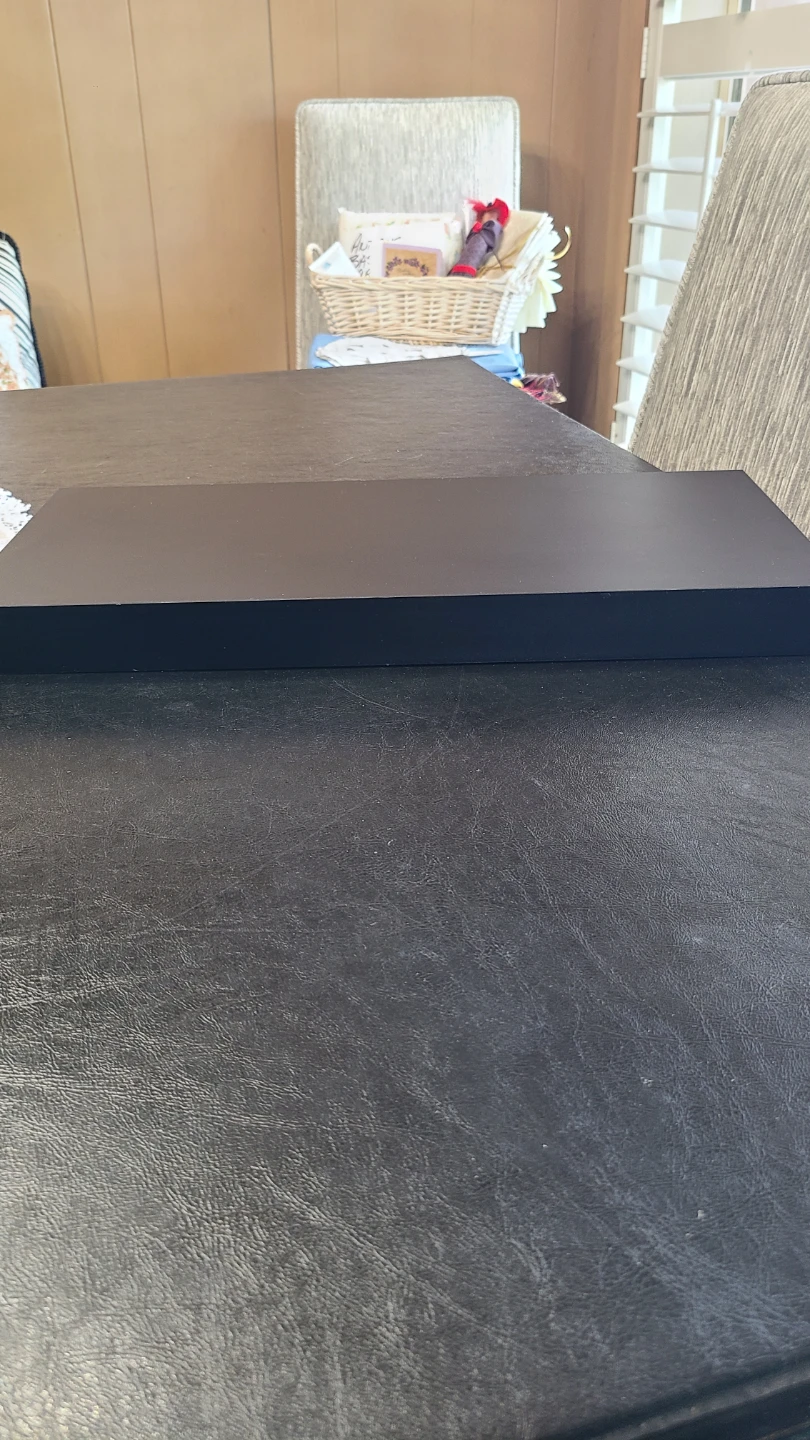 Black Floating Shelf - 18 width x 8 depth - photo 3