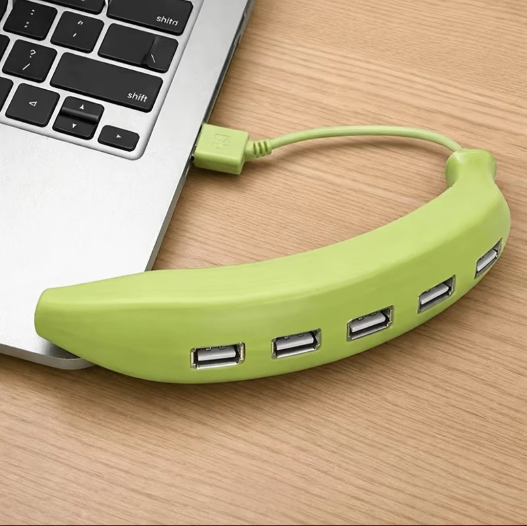Banana Shaped 4-Port USB Hub - photo 5