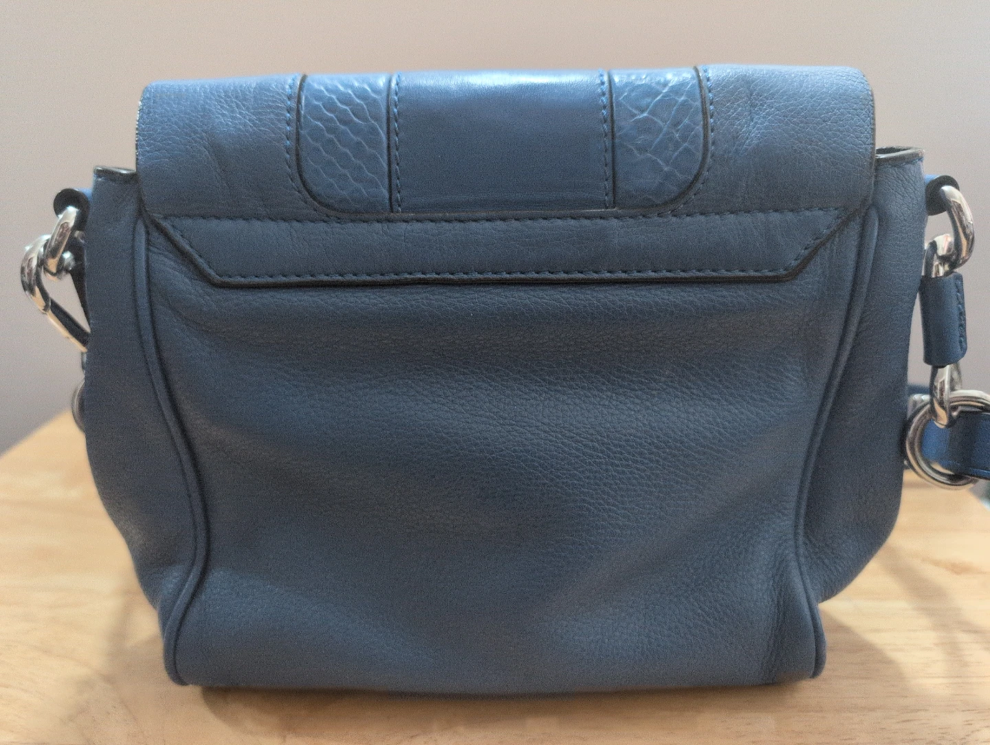 Marc by Marc Jacobs Blue Leather Shoulder Bag - photo 2