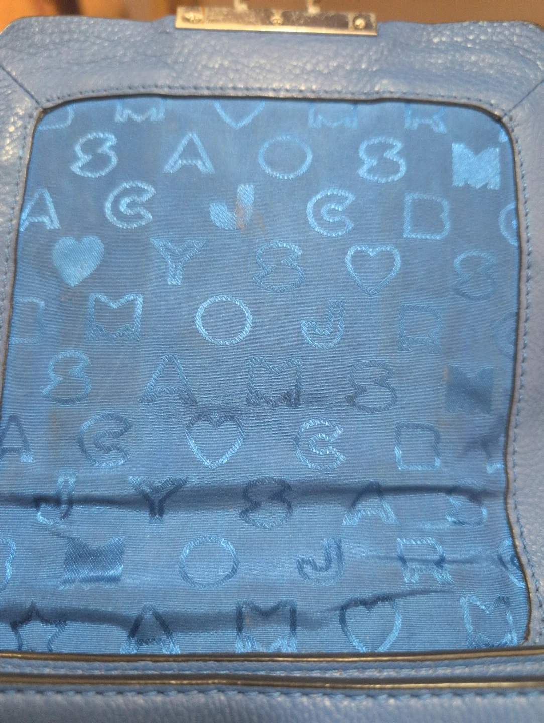 Marc by Marc Jacobs Blue Leather Shoulder Bag - photo 5