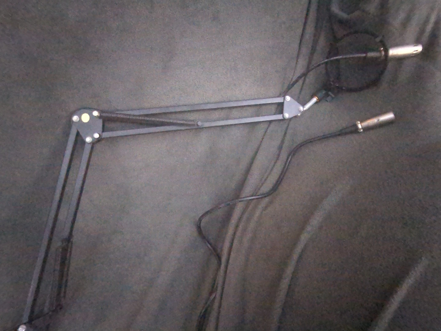 Adjustable Microphone Boom Arm Stand with Cable - photo 3