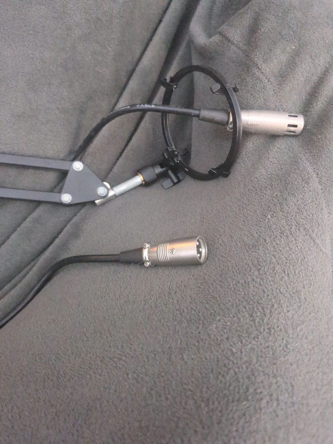 Adjustable Microphone Boom Arm Stand with Cable - photo 4