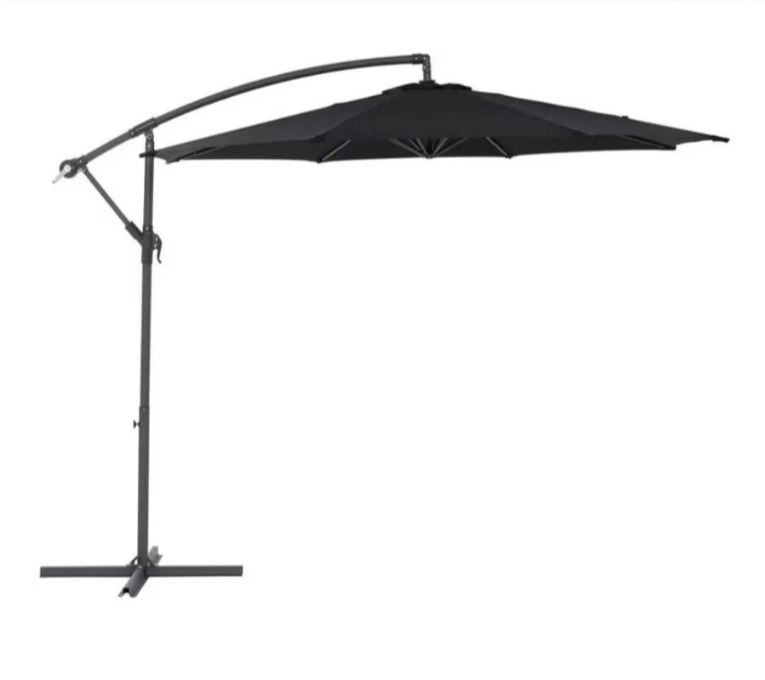 Black Cantilever Patio Umbrella - photo 3