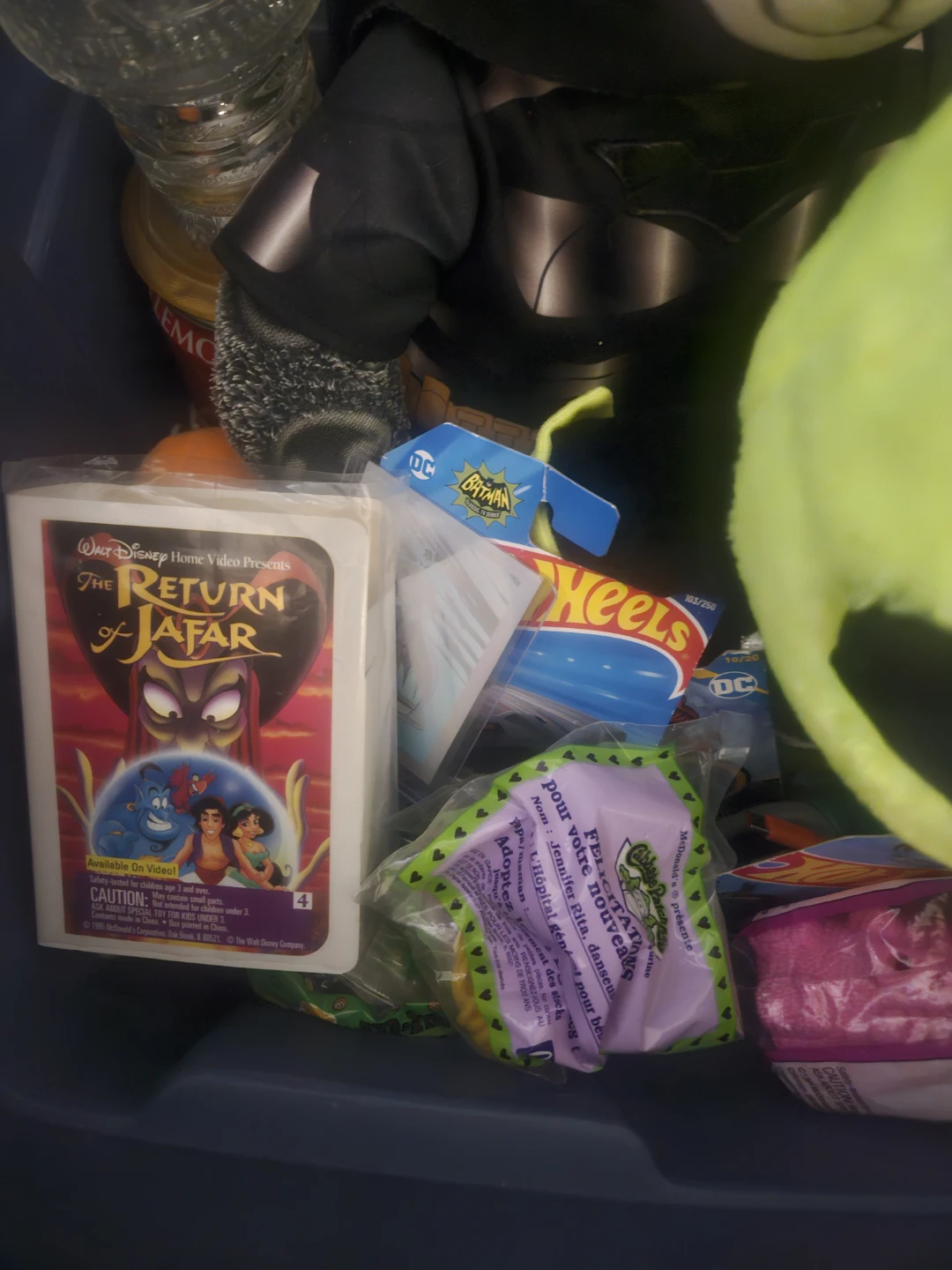 Mixed vintage/ new toy lot