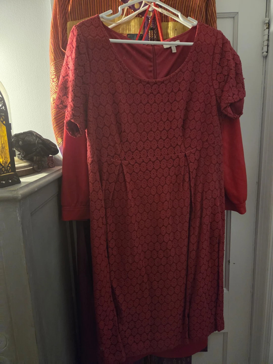 Red Midi Dress size 14