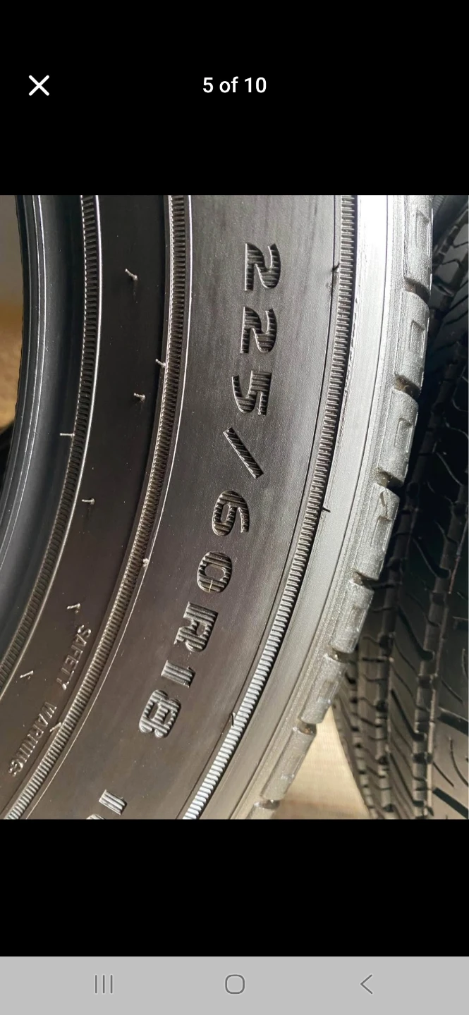 4 GOOD YEAR all season tires (225 60 18) - photo 3