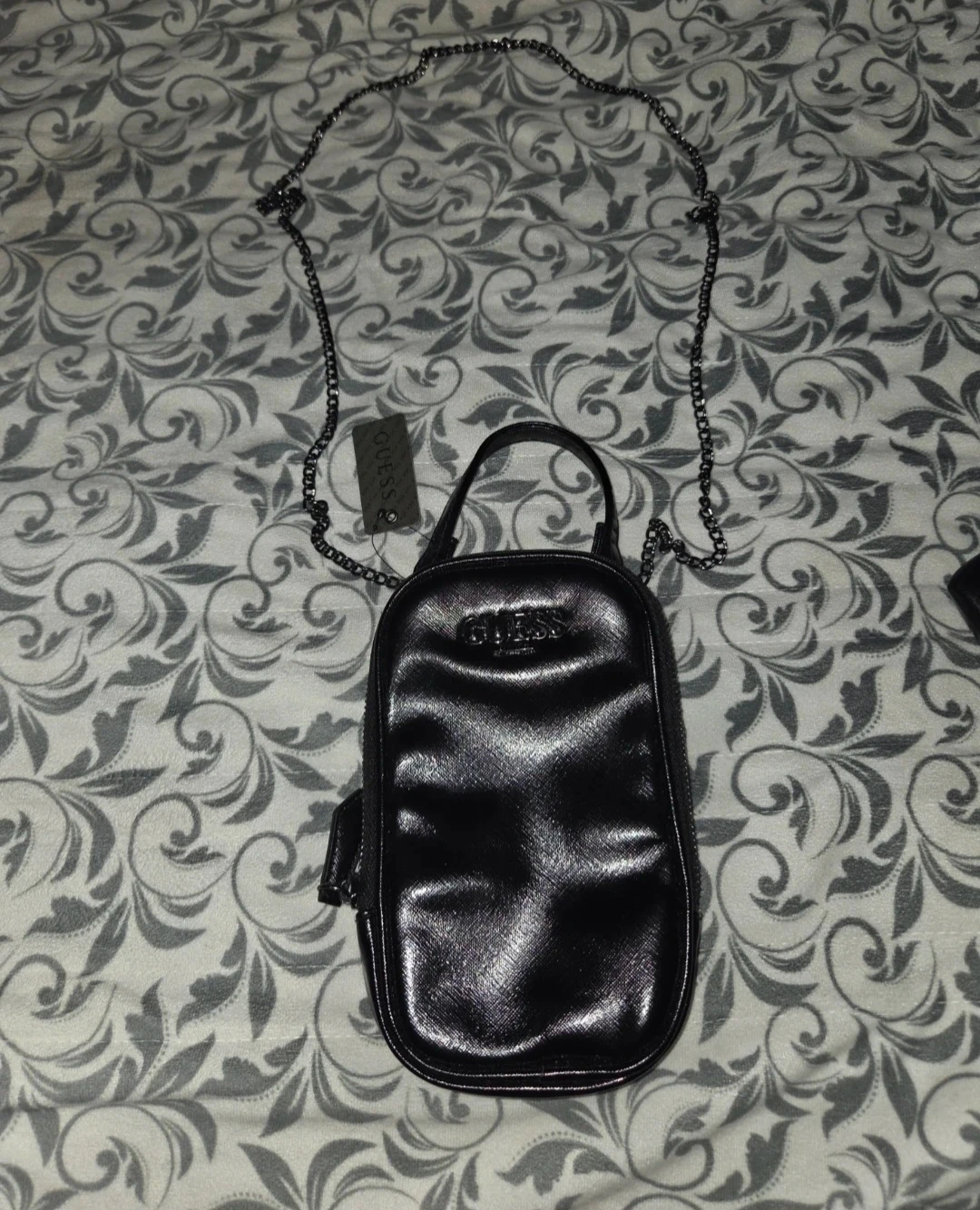 Guess Faux Leather Mini Shoulder Bag