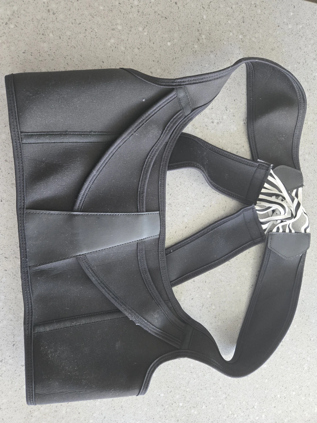 Black Posture Corrector Back Brace - photo 2