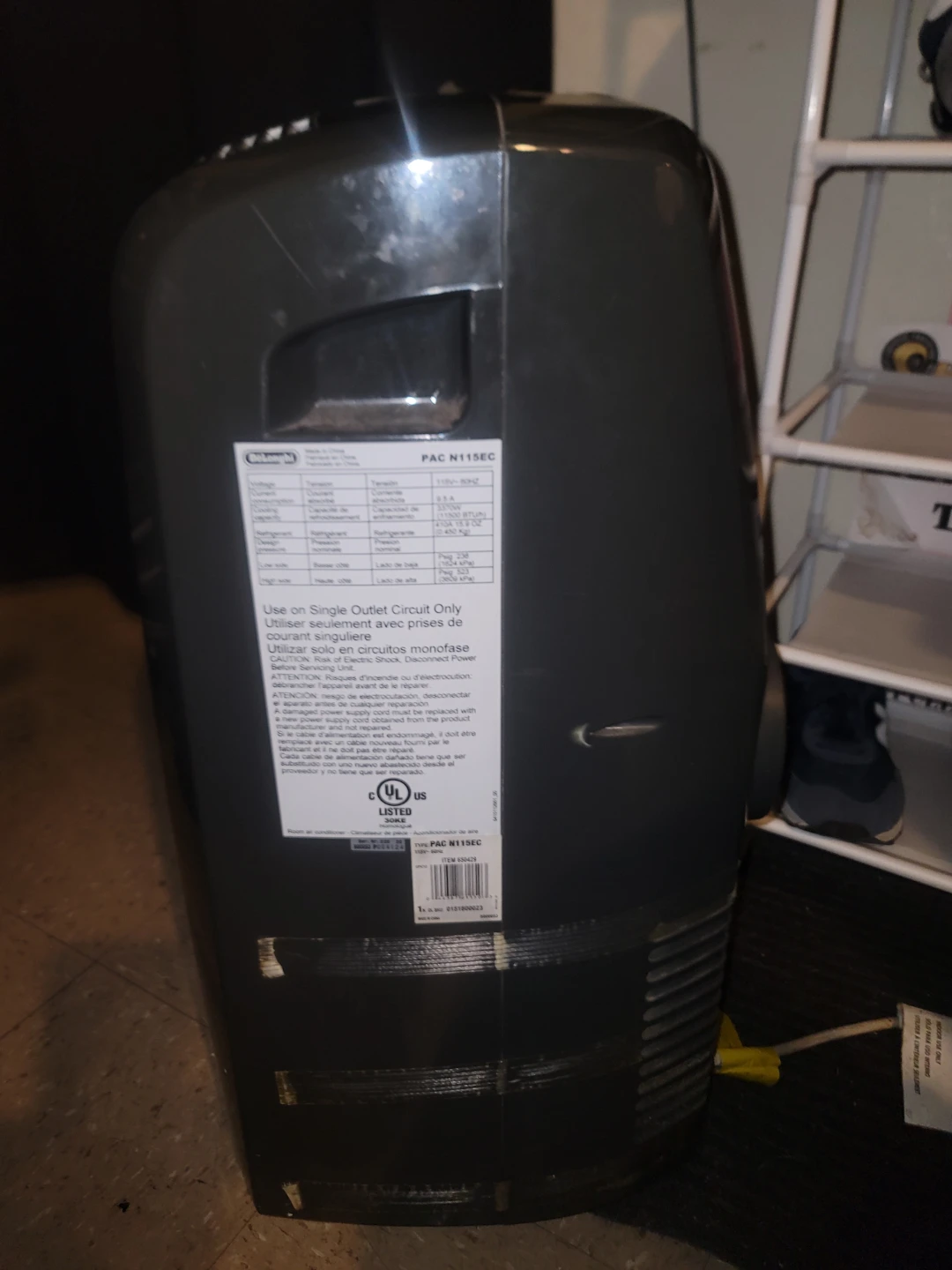 De'Longhi PAC N11SEC Portable Air Conditioner