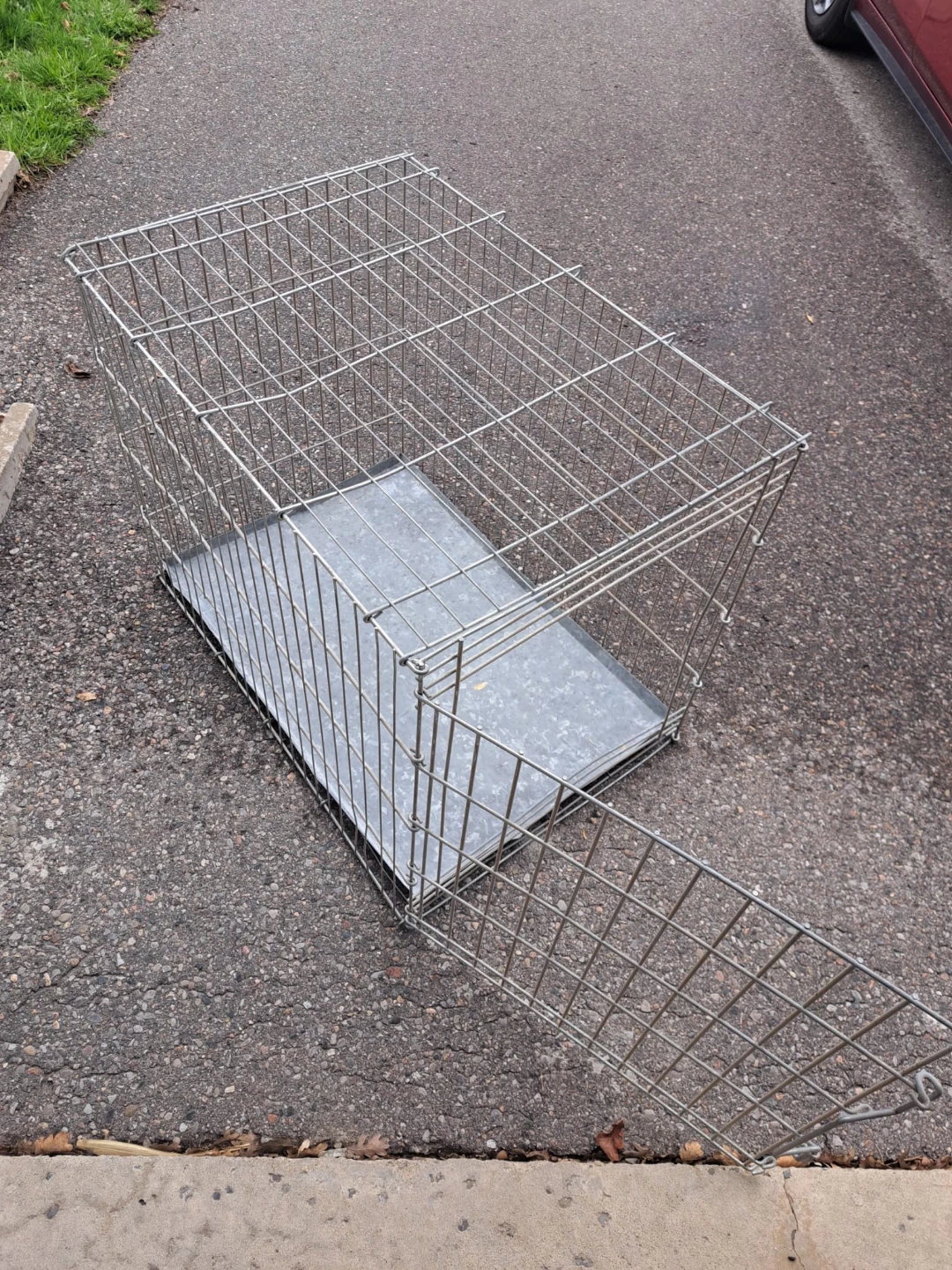 Wire Dog Crate with Tray