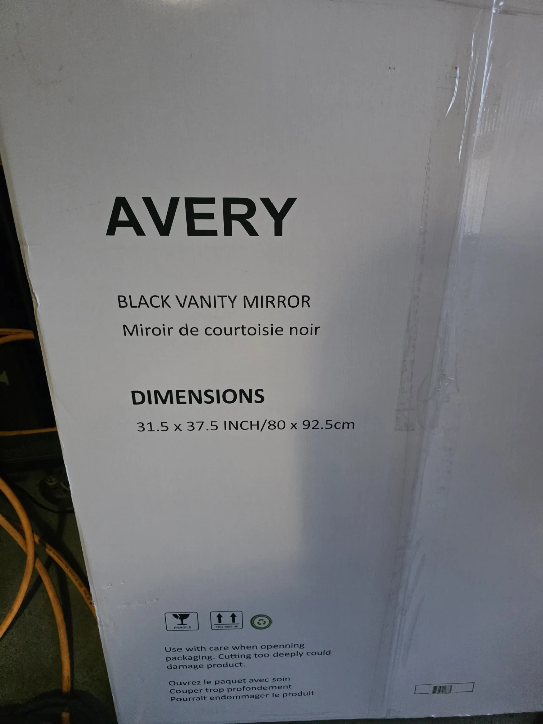 Avery Black Vanity Mirror - photo 2