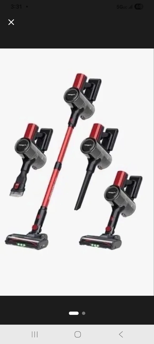 MONSGA 3-in-1 Cordless Stick Vacuum Cleaner