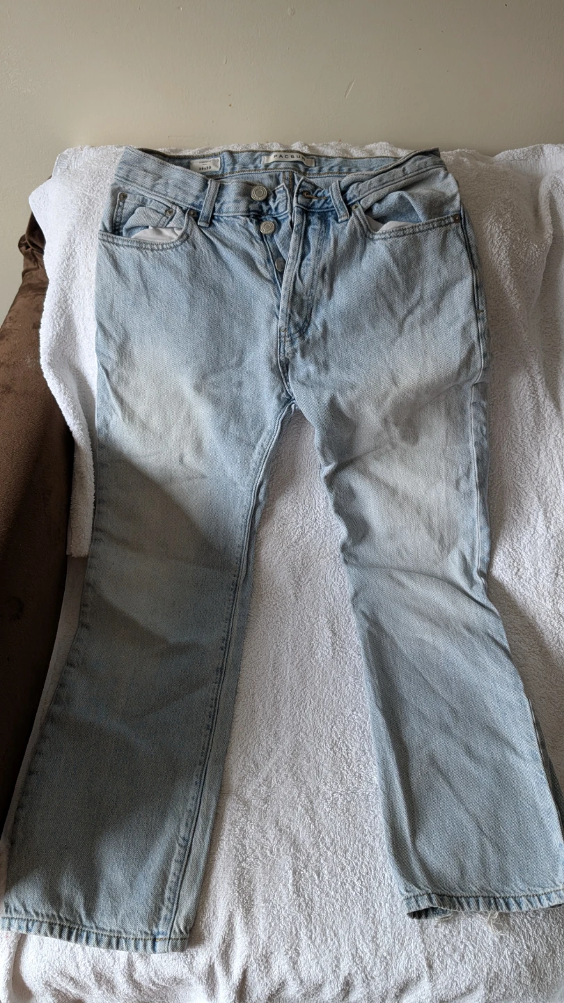 Light Wash Flare Jeans
