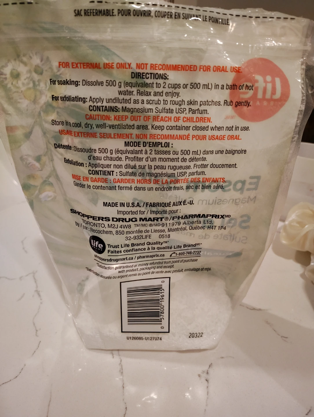 Life Brand Epsom Salts Eucalyptus - photo 2