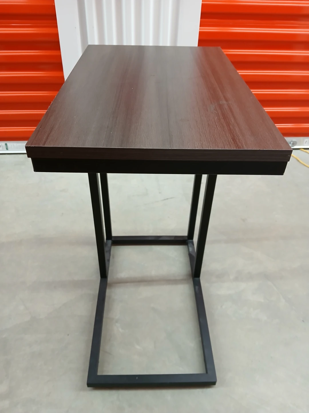 C Shaped Side Table - Walnut - photo 5