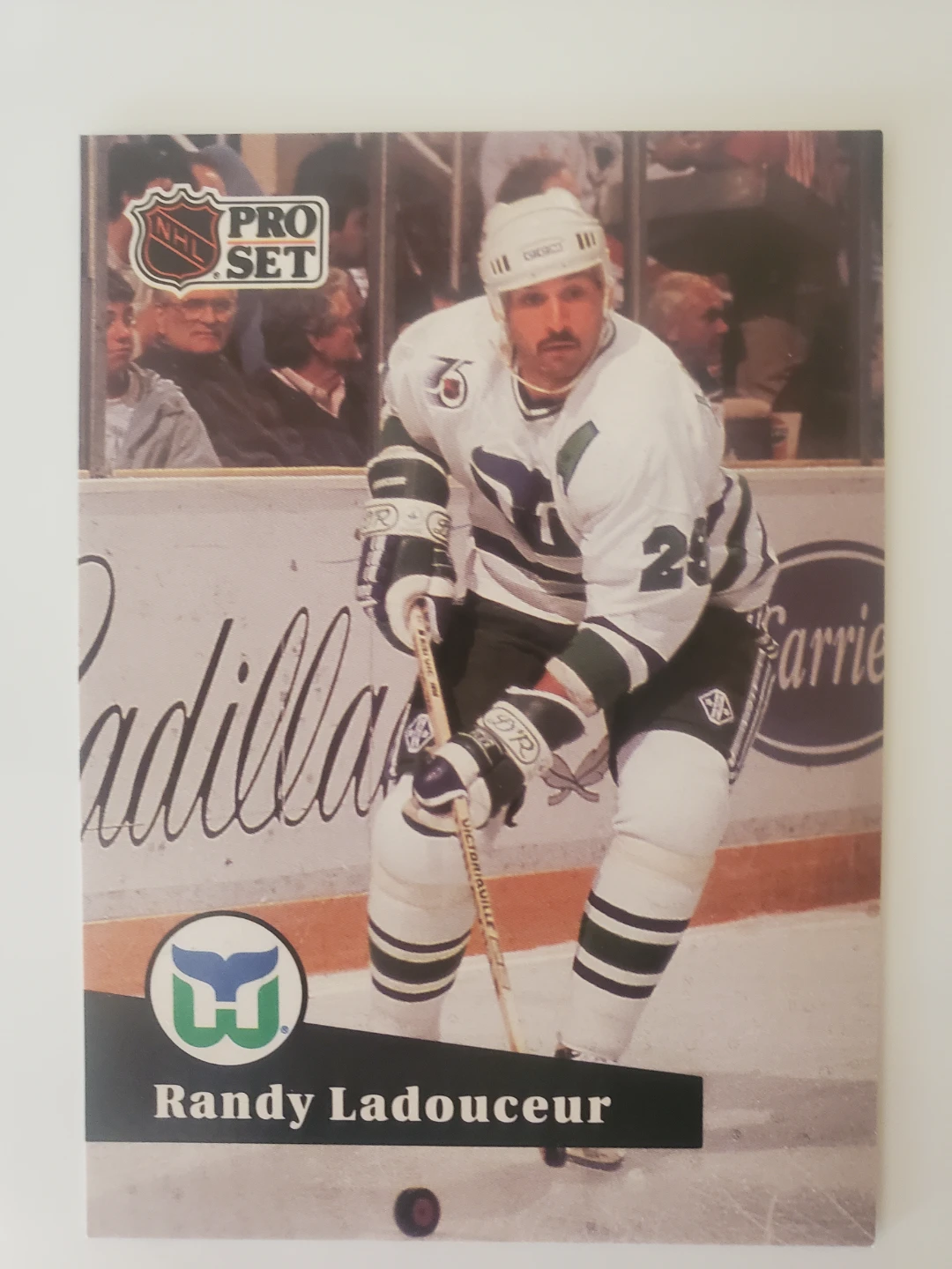 1991 Pro Set NHL Hockey Card - Randy Ladouceur