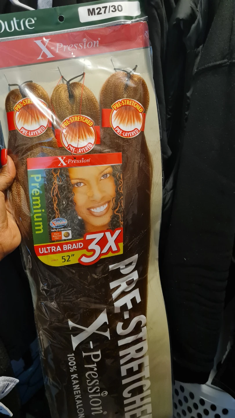 X-Pression Ultra Braid Hair 52" - Color M27/30