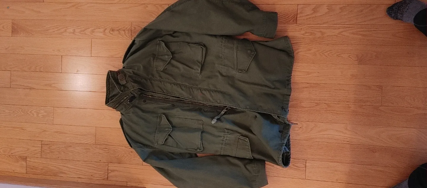 Vintage M-65 Field Jacket - Olive Green - photo 3