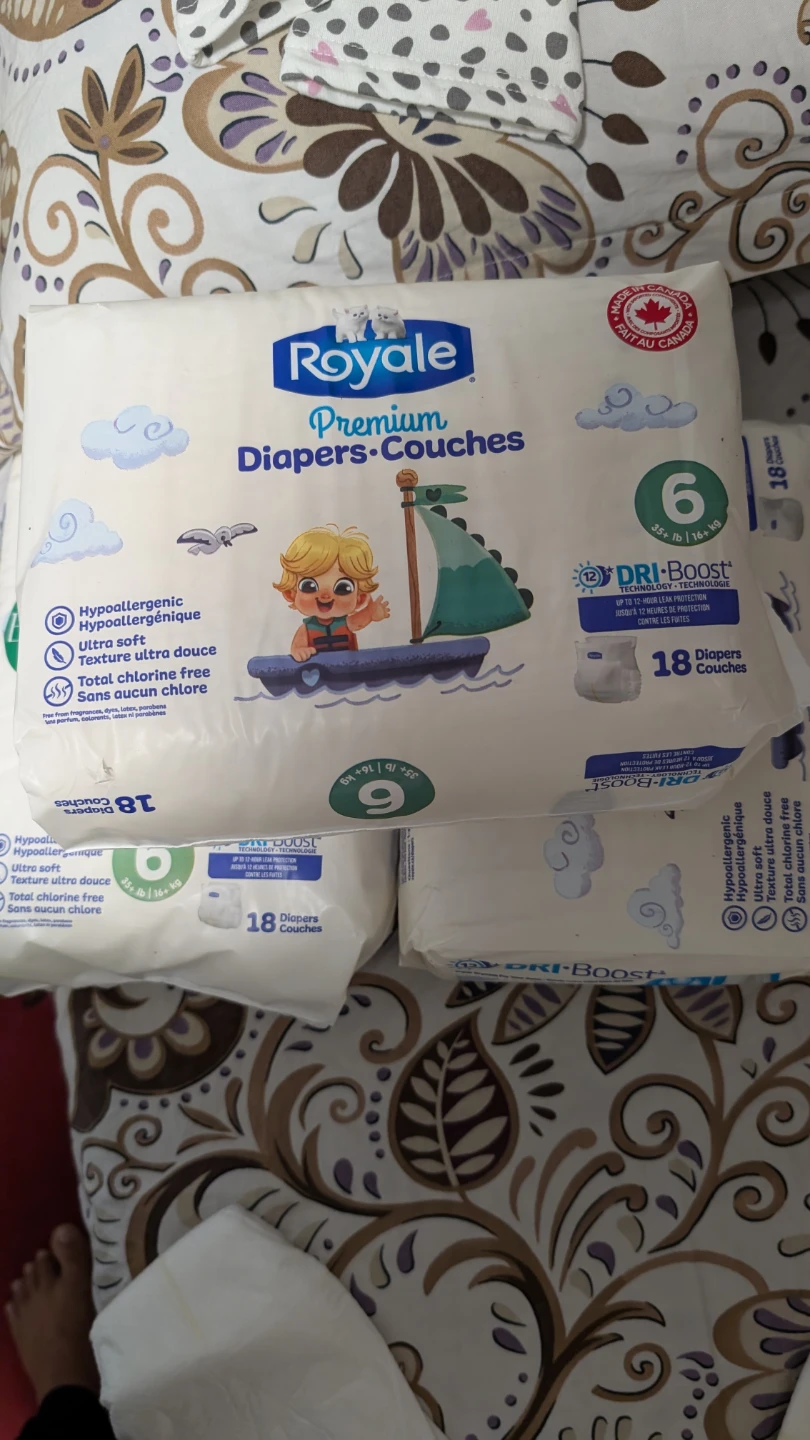 Royale Premium Diapers - Size 6 (18 Count)