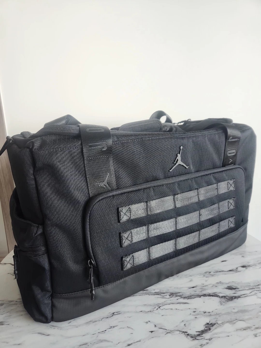 Jordan Black Duffle Gym Overnight Bag