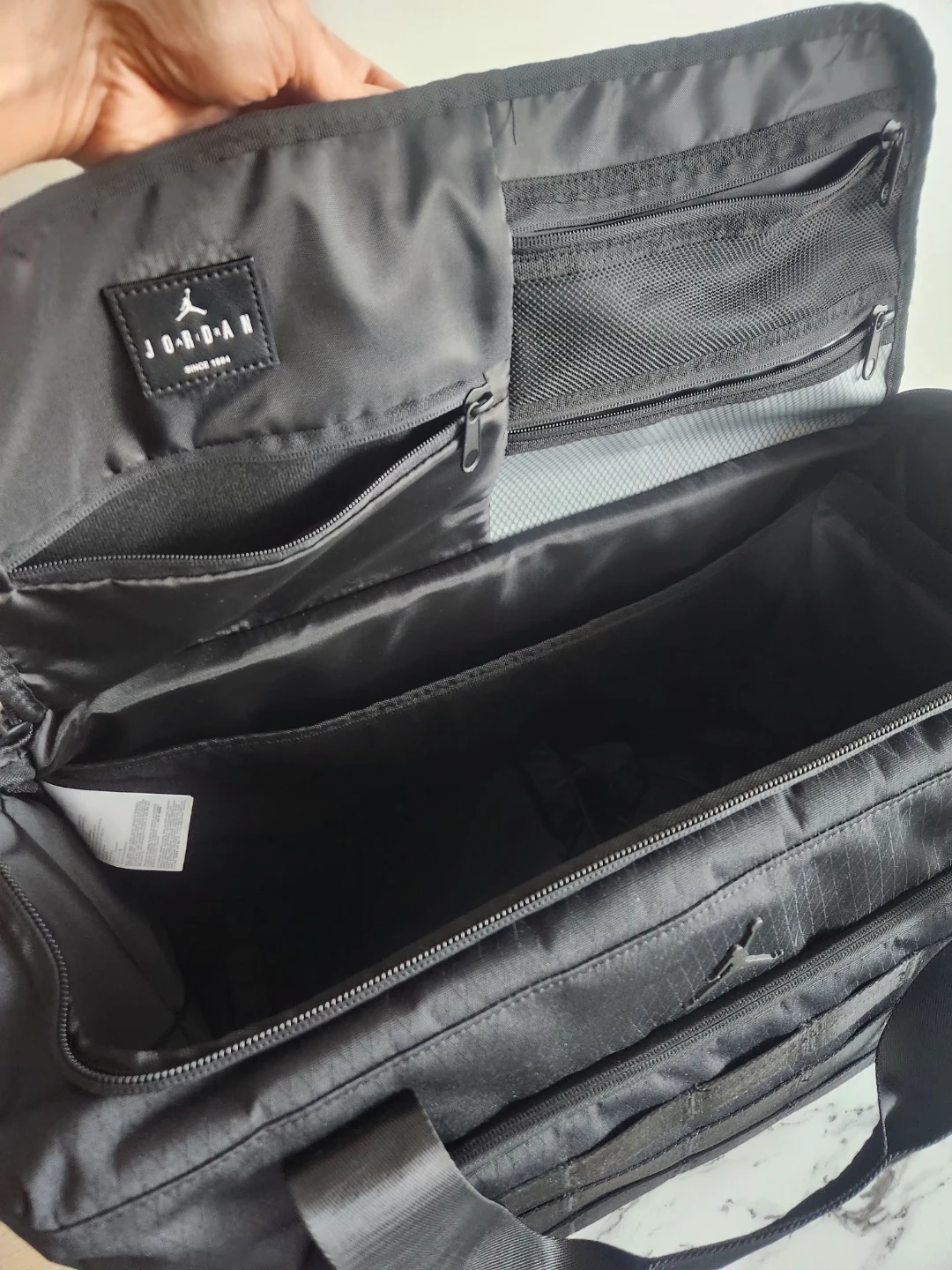 Jordan Black Duffle Gym Overnight Bag - photo 5