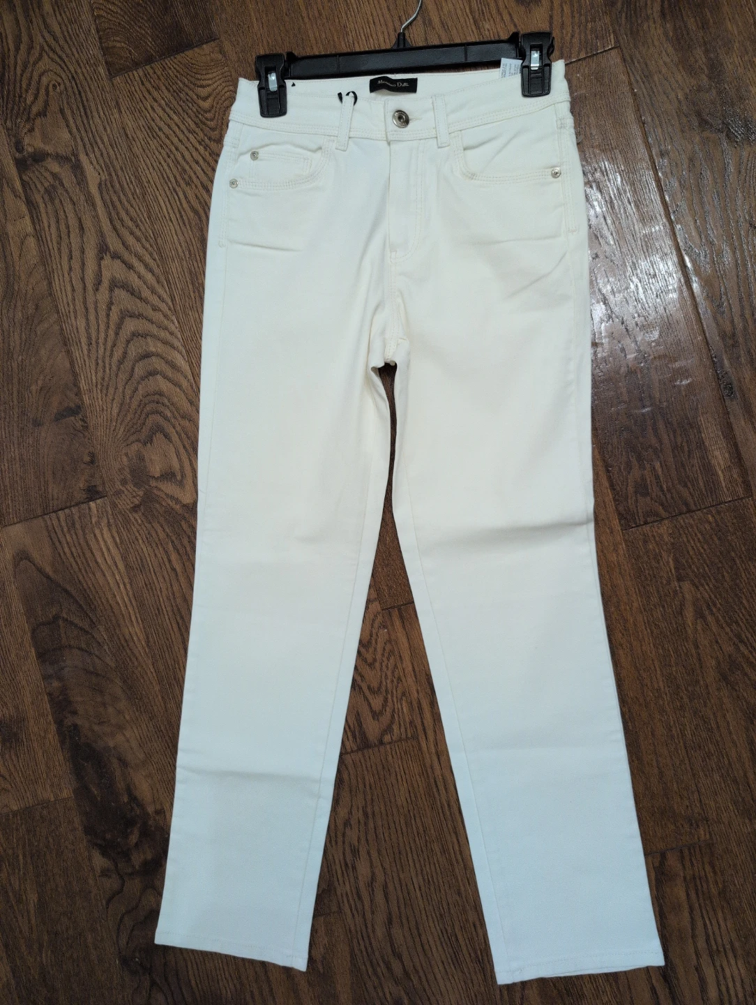 White Denim Jeans Size 12
