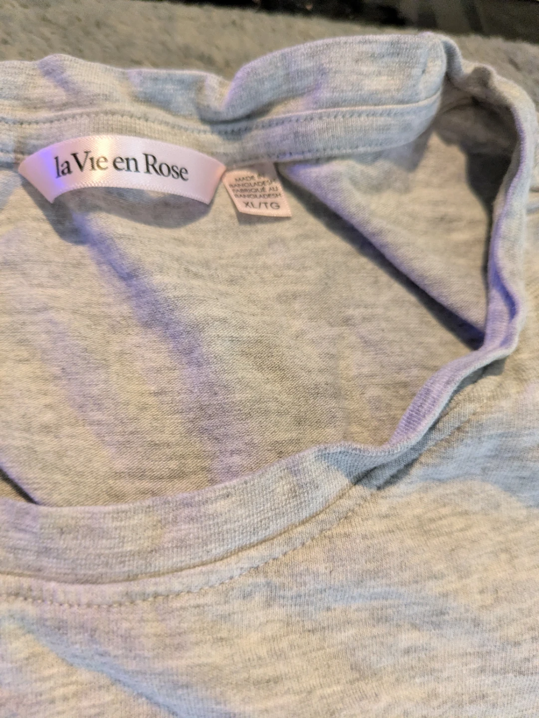 La Vie en Rose Grey Beaver Graphic T-Shirt XL - photo 3