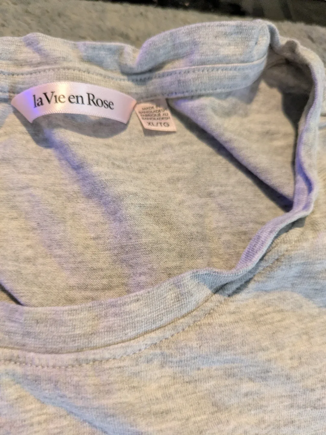 La Vie en Rose Grey Beaver Graphic T-Shirt XL - photo 3