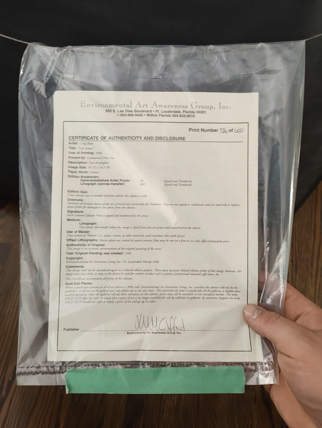Craig Bone "Cub Scouts" Limited Edition Print - photo 4