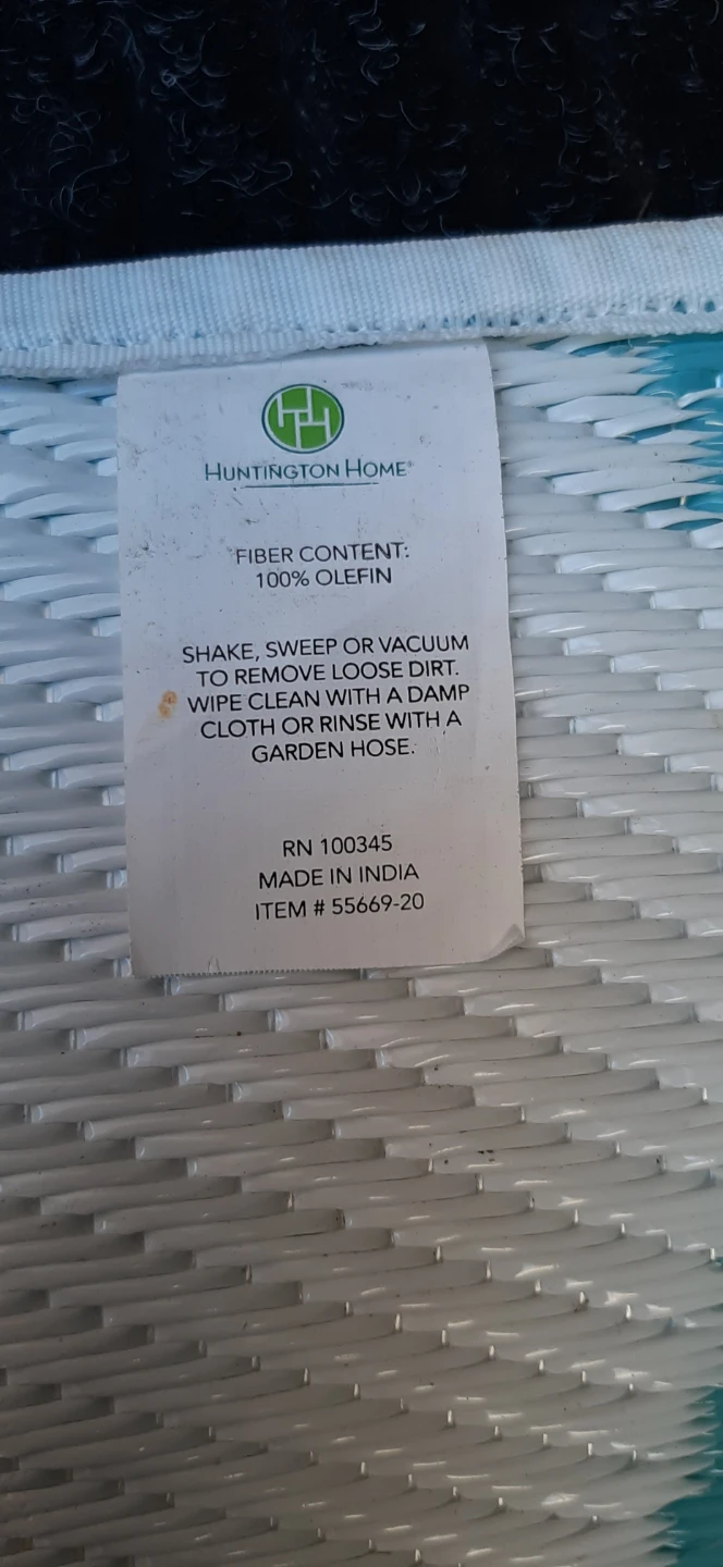 Huntington Home Olefin Outdoor Mat. - photo 3