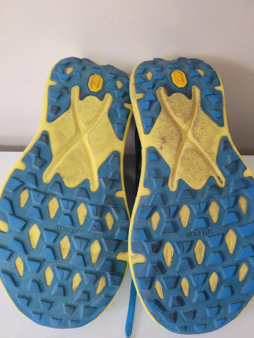 Hoka One One ProFly+ Trail Running Shoes - Teal/Yellow size 7.5 - photo 5