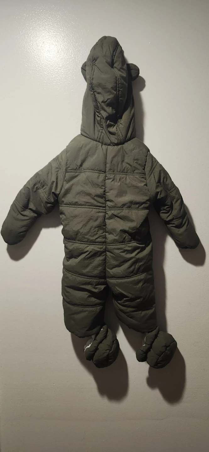 Baby Snowsuit Winter Pramsuit Hooded Outfit
