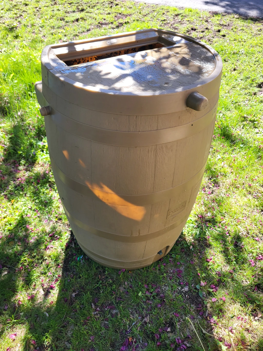 Home Gardener Water Barrel- Needs TLC
