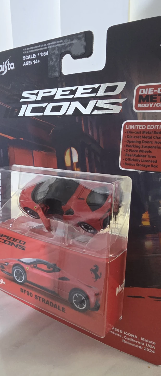 Maisto Speed Icons Ferrari SF90 Stradale Die-Cast Model 1:64 - photo 3