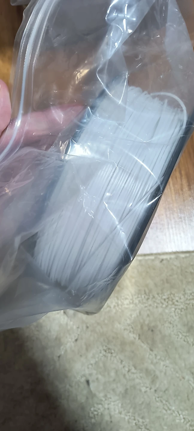 1.75MM ABS 3D Filament White 400M (1000G)