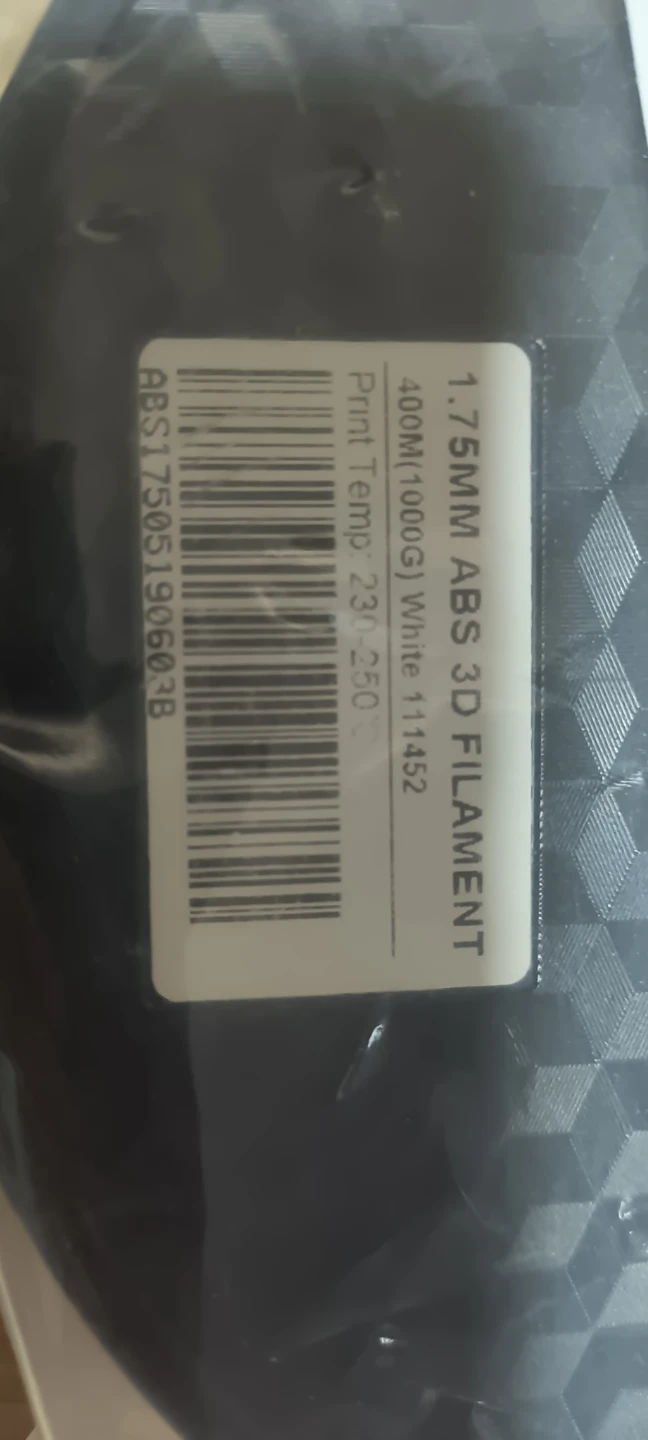 1.75MM ABS 3D Filament White 400M (1000G) - photo 3