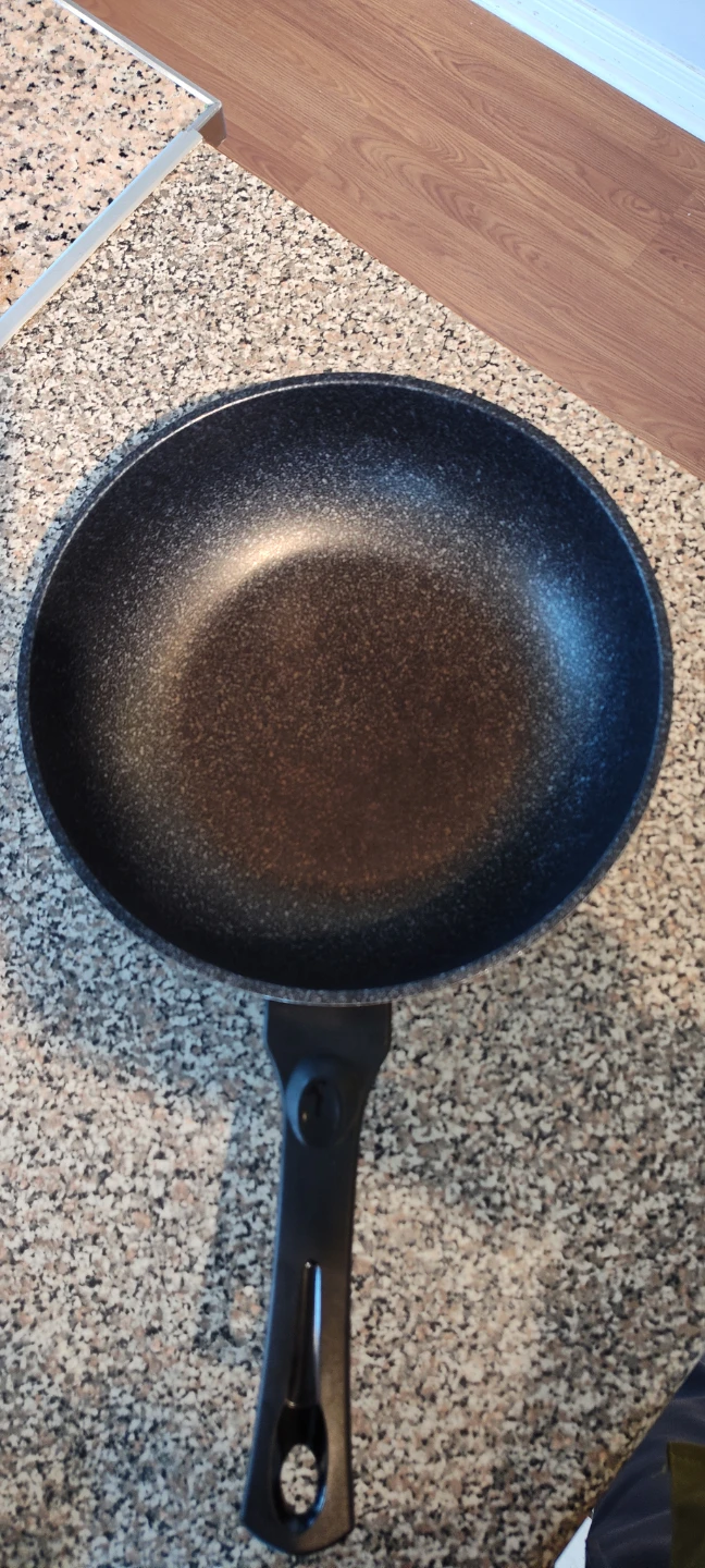 Black Non-Stick Wok Pan - photo 3