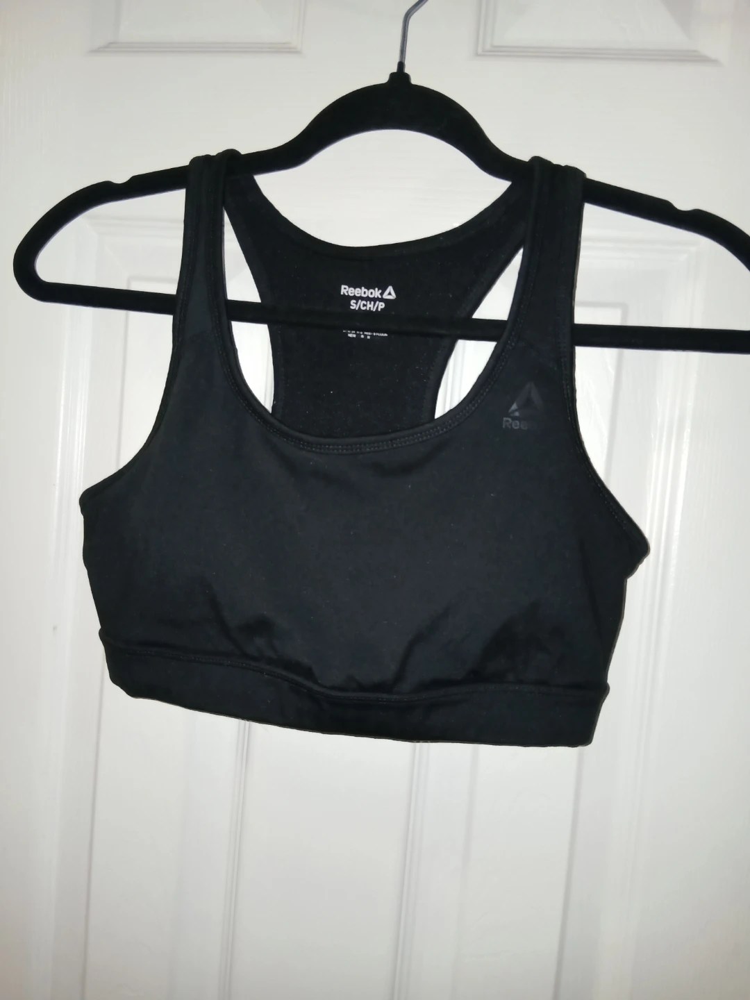 Reebok Black Sports Bra - Size Small