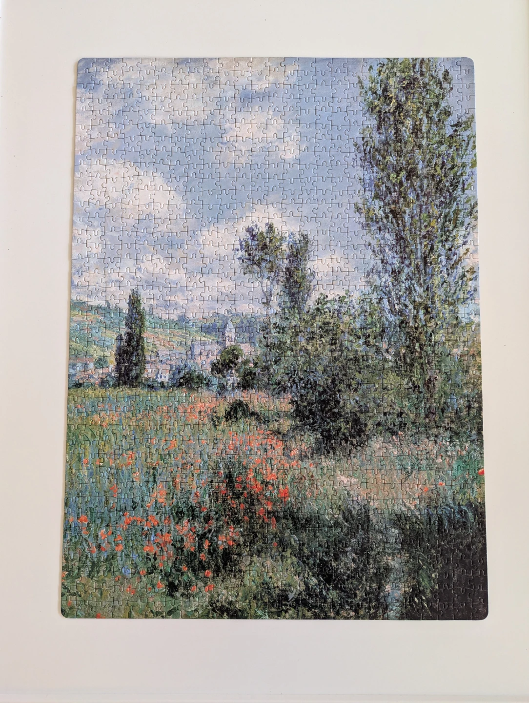 Claude Monet View of Vétheuil Fine Art Puzzle - photo 2