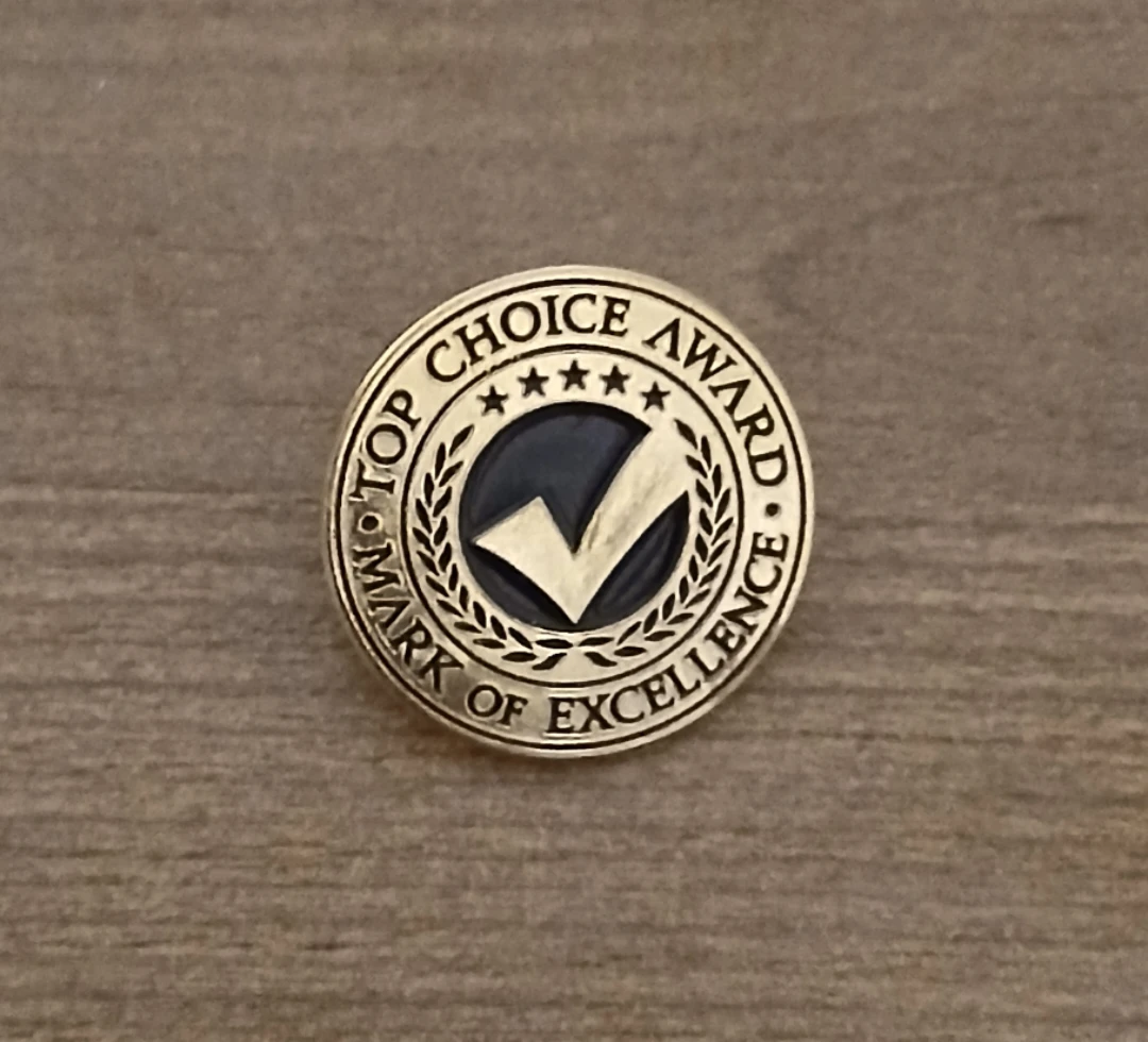 Top Choice Award Mark of Excellence Lapel Pin
